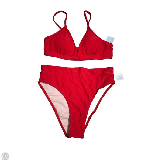 Swimsuit 2pc By Cme In Red, Size: M