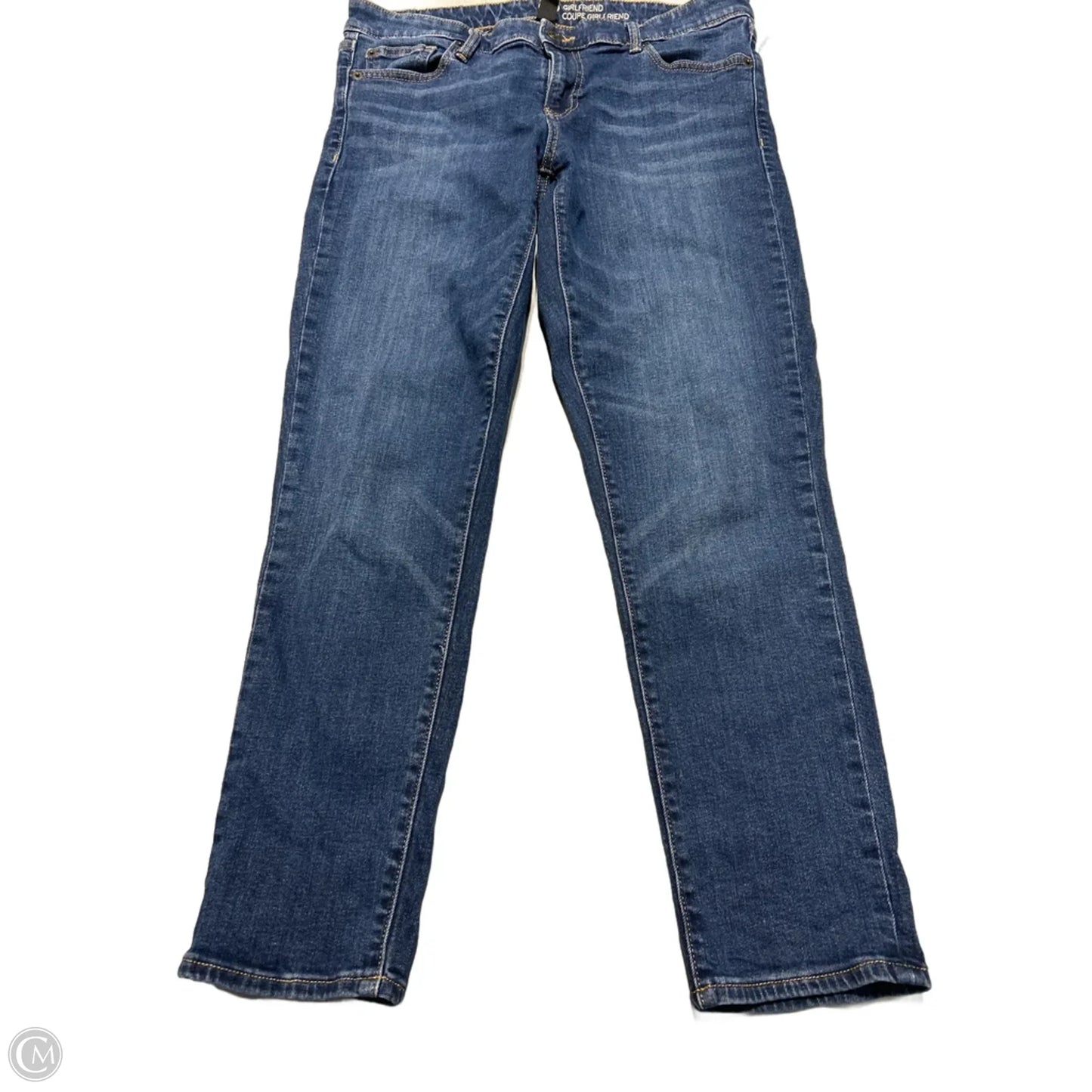 Jeans Straight By Gap In Blue Denim, Size: 6