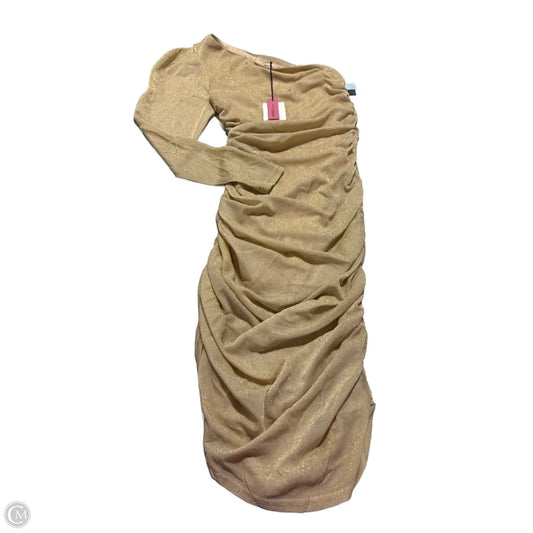 Dress Party Midi By Andree By Unit In Gold, Size: S