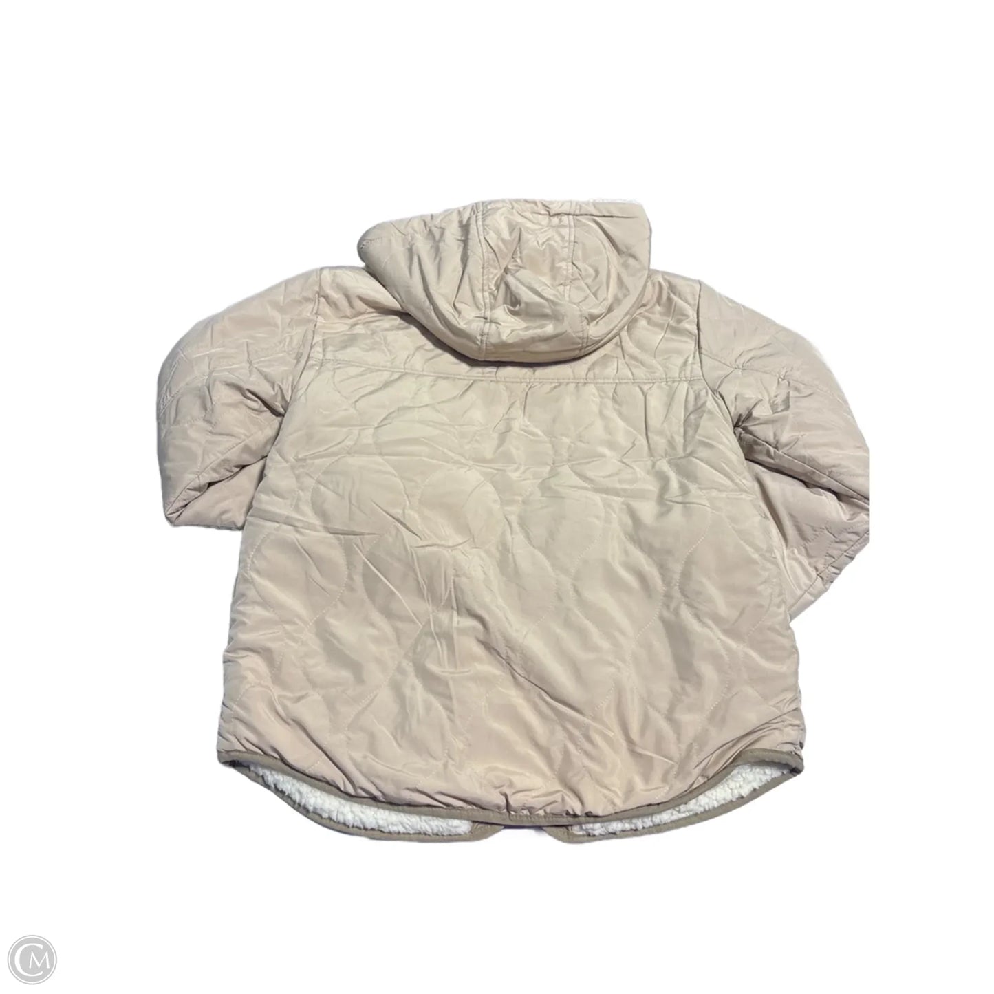 Coat Puffer & Quilted By Cmc In Tan, Size: S