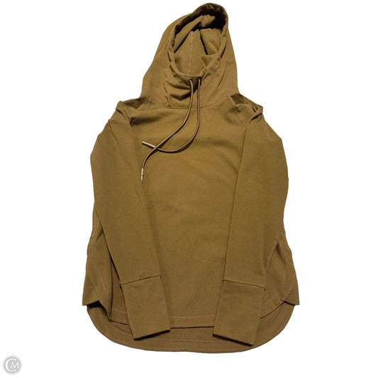 Top Long Sleeve By Mono B In Brown, Size: S