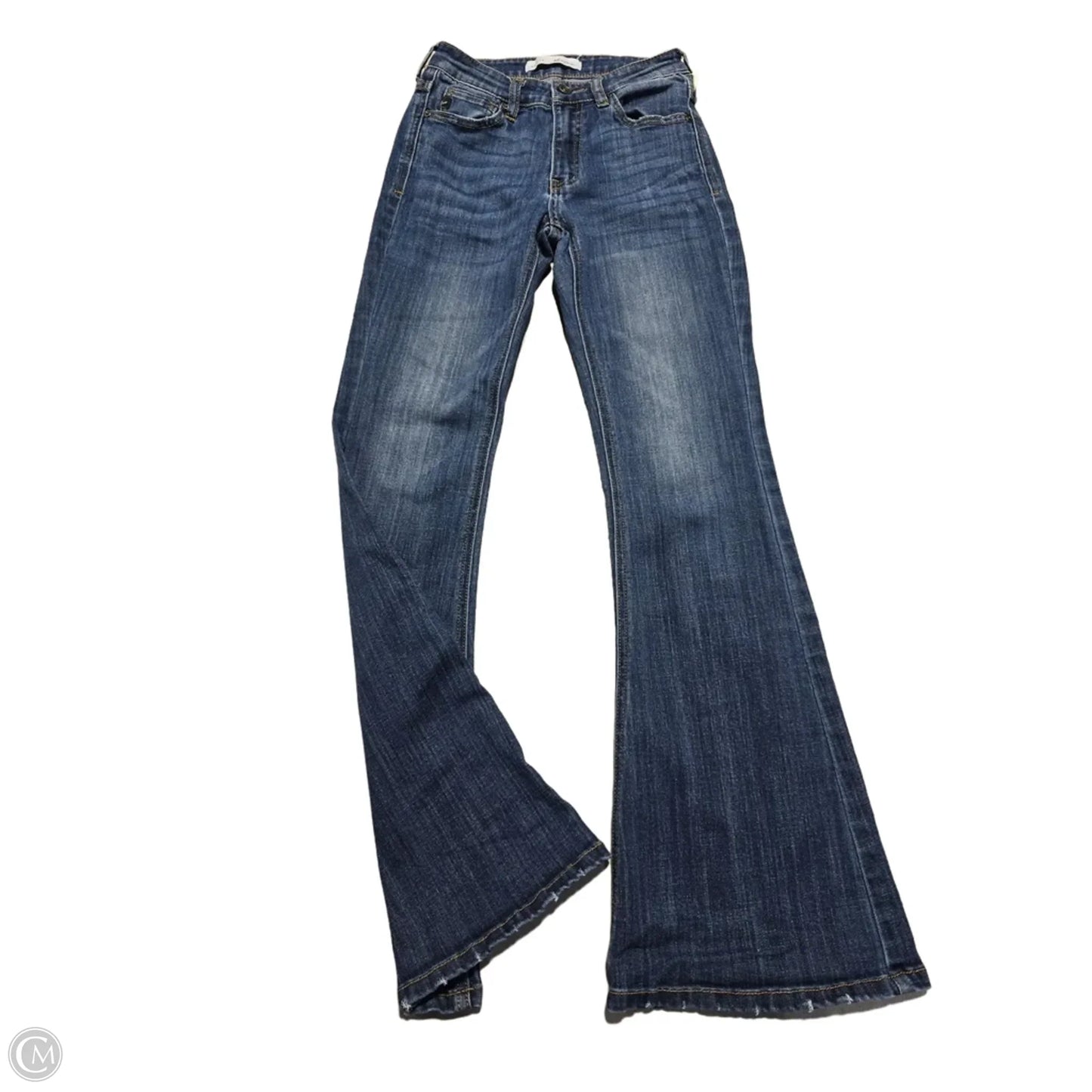 Jeans Boot Cut By Kancan In Blue Denim, Size: 2