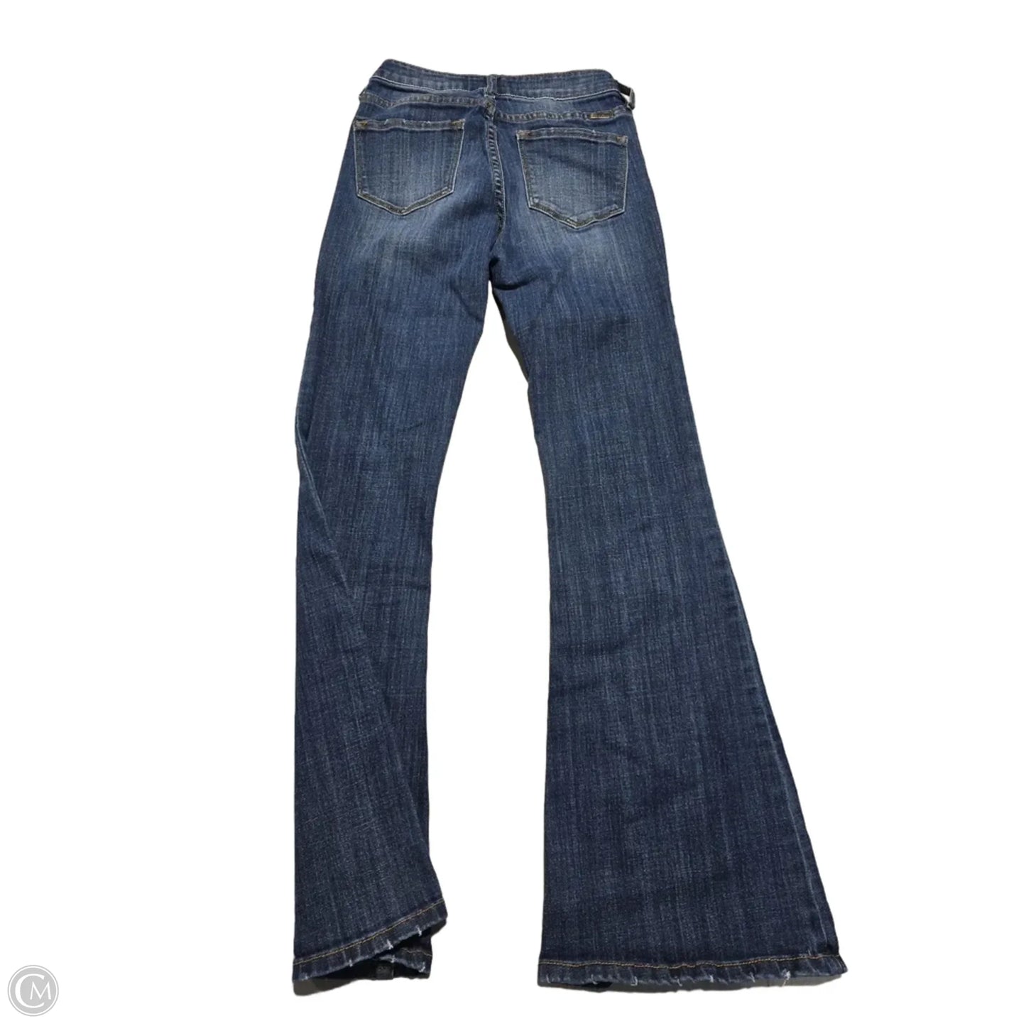 Jeans Boot Cut By Kancan In Blue Denim, Size: 2