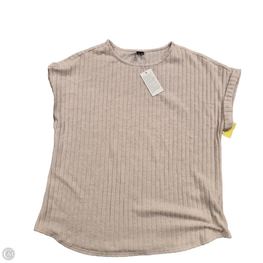 Top Short Sleeve By Automet In Cream, Size: XXL