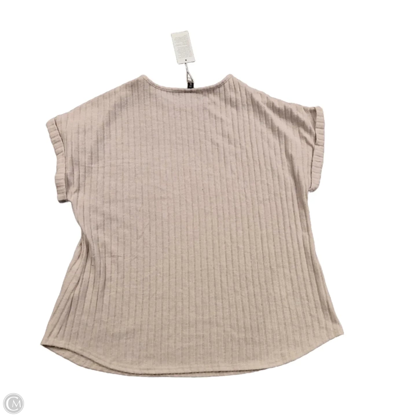 Top Short Sleeve By Automet In Cream, Size: XXL