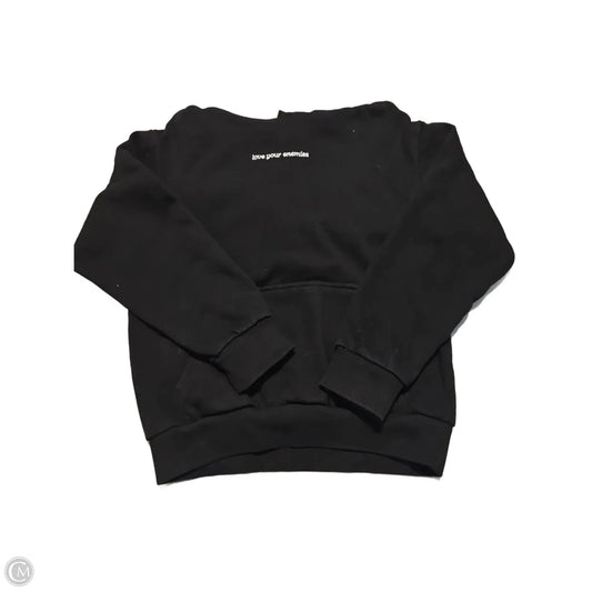 Sweatshirt Hoodie By Cmc In Black, Size: S
