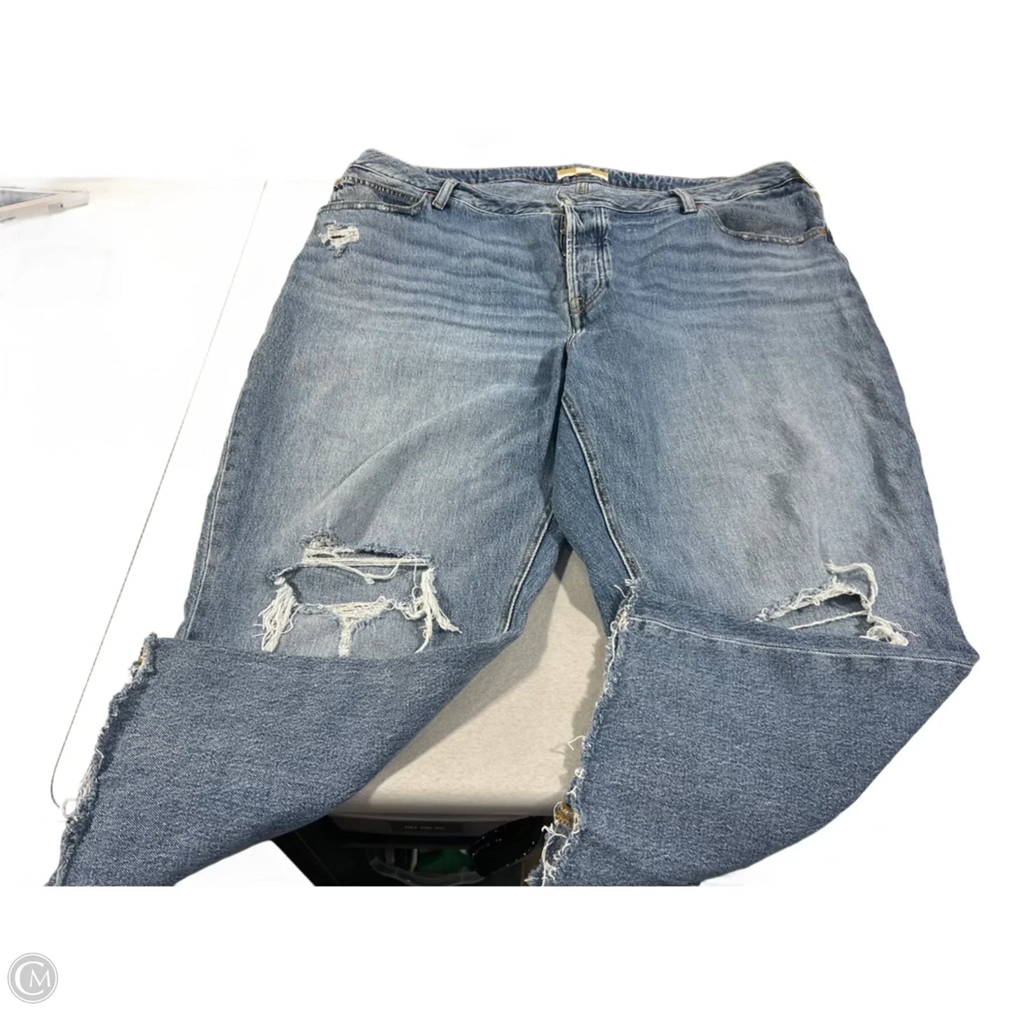 Jeans Straight By Cmc In Blue Denim, Size: 20
