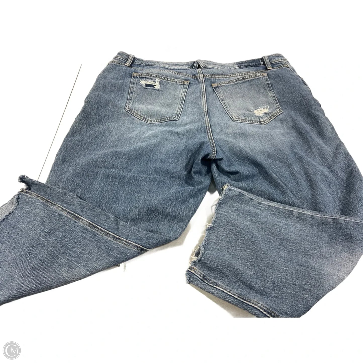 Jeans Straight By Cmc In Blue Denim, Size: 20