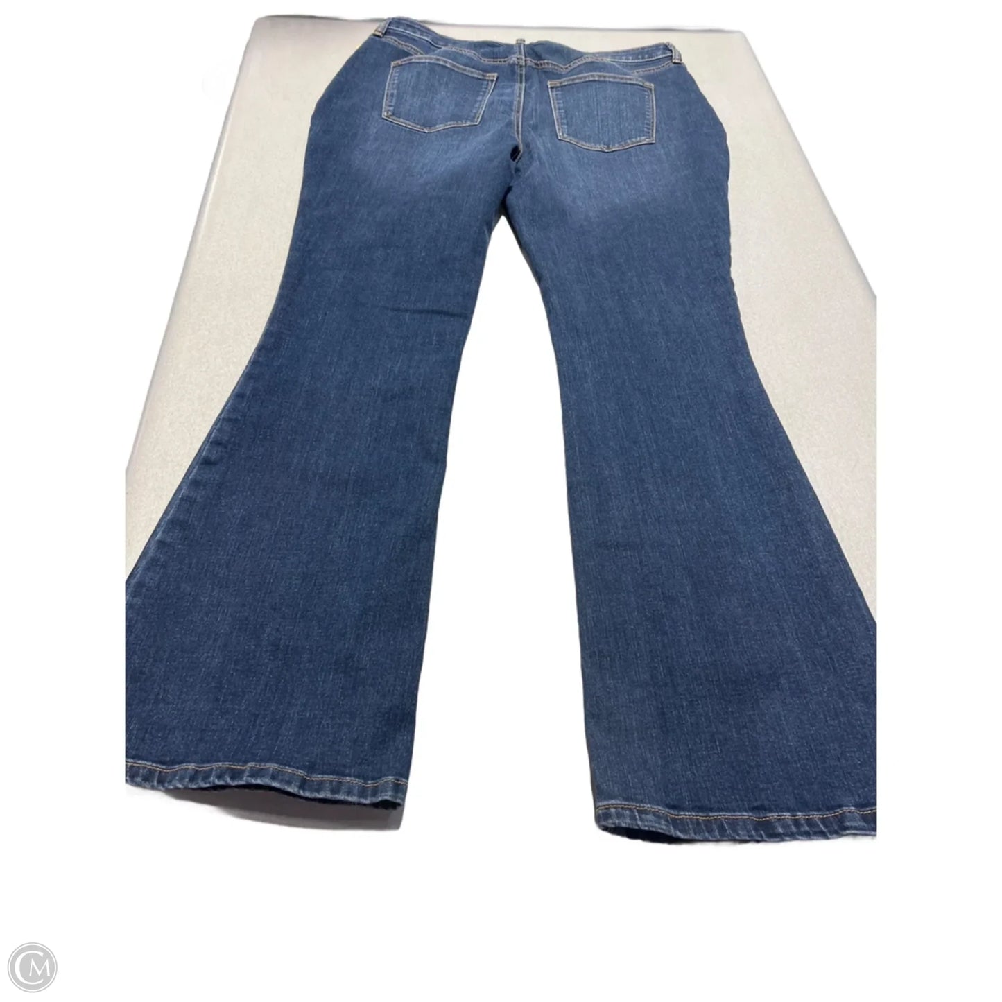 Jeans Flared By Sonoma In Blue Denim, Size: 16