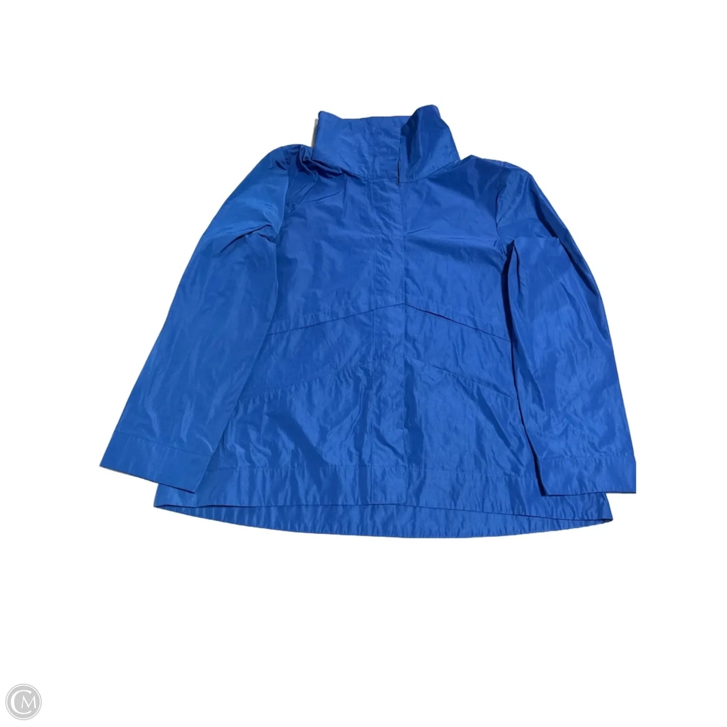 Jacket Windbreaker By Habitat In Blue, Size: S
