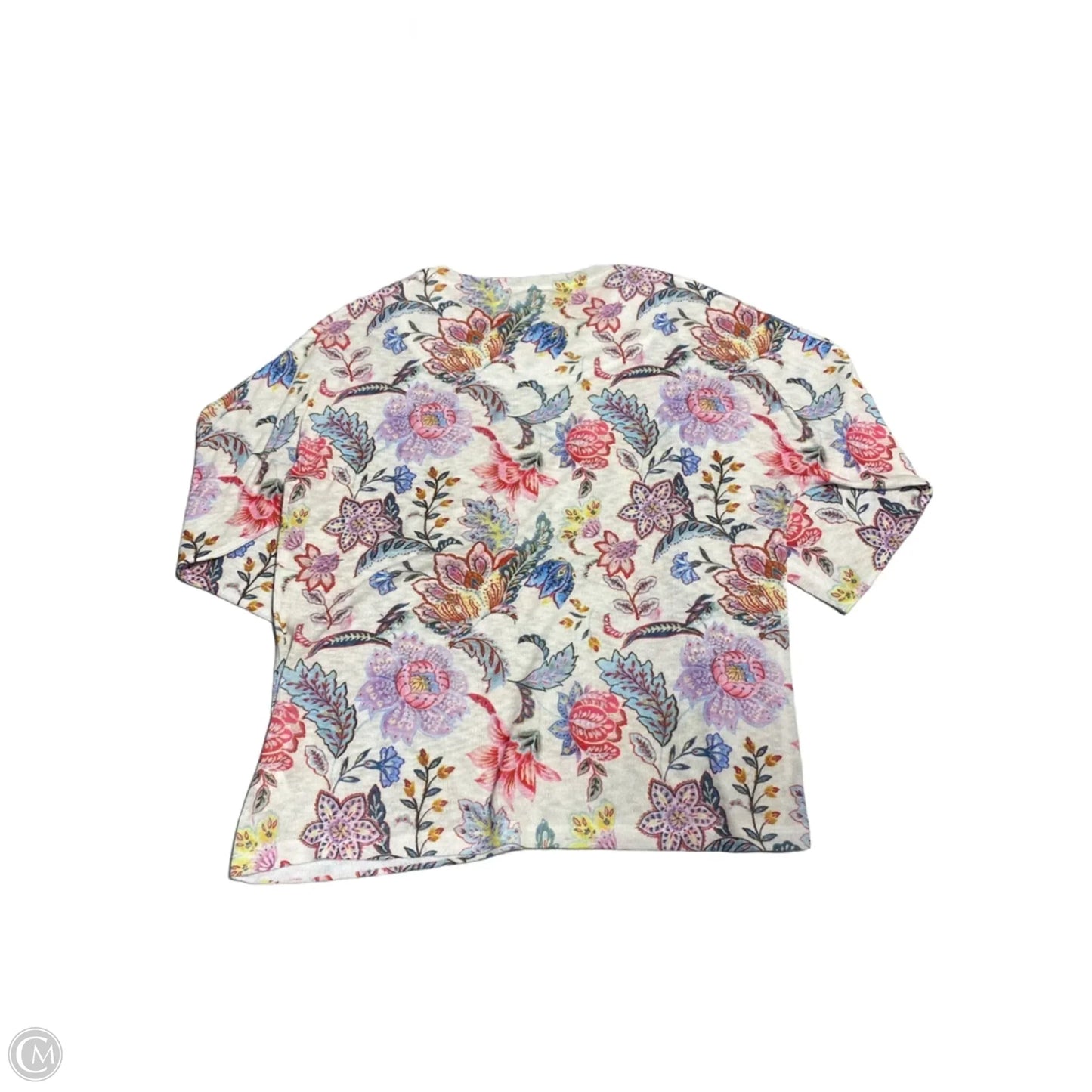 Top Long Sleeve By French Dressing In Floral Print, Size: S