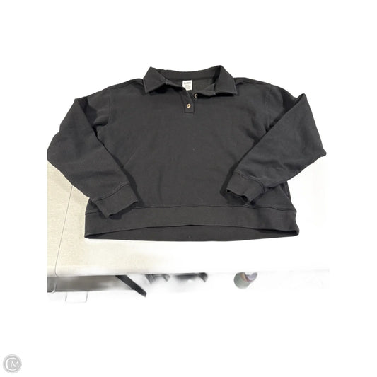 Top Long Sleeve By Pink In Black, Size: M