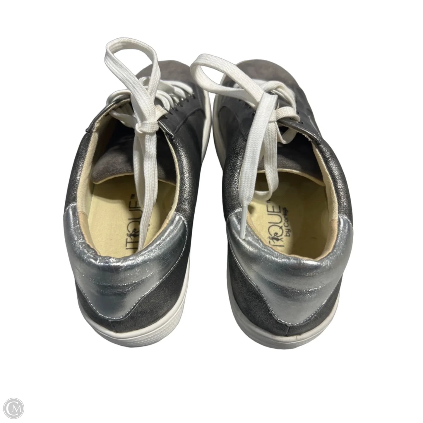 Shoes Sneakers By Corkys In Silver, Size: 9