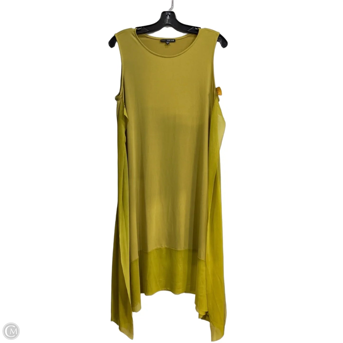 Dress Casual Midi By Cma In Green, Size: L
