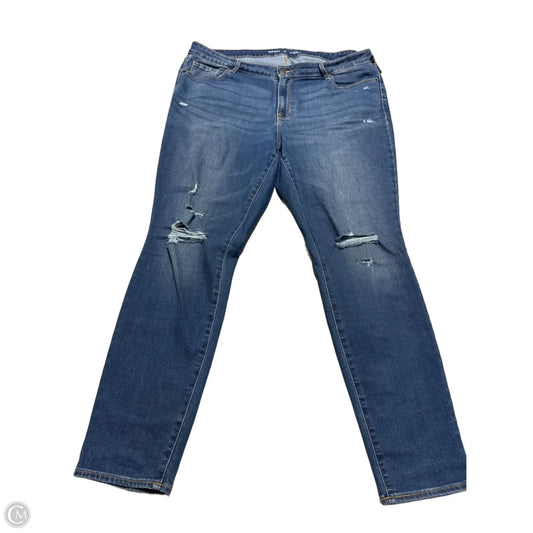 Jeans Skinny By Old Navy In Blue Denim, Size: 18