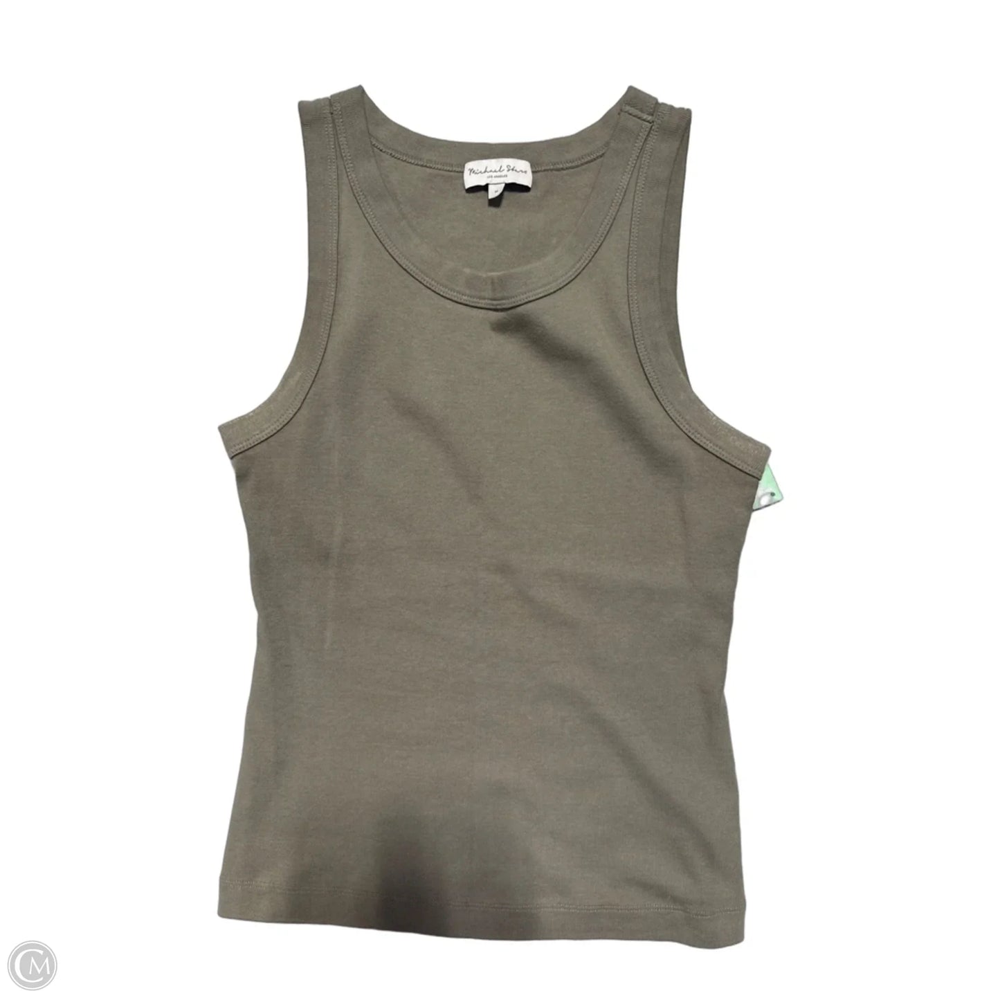 Tank Top By Michael Stars In Green, Size: M