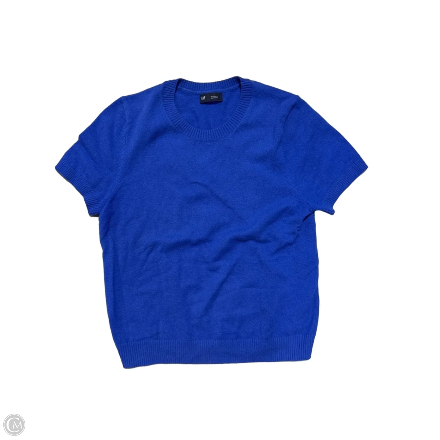 Top Short Sleeve By Gap In Blue, Size: M