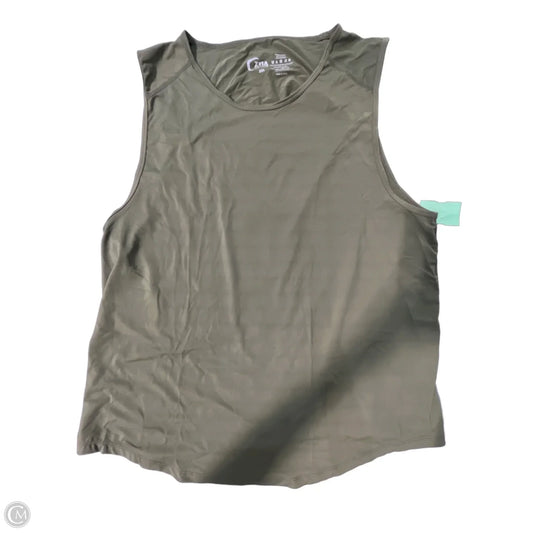 Athletic Tank Top By Zyia In Green, Size: Xxl
