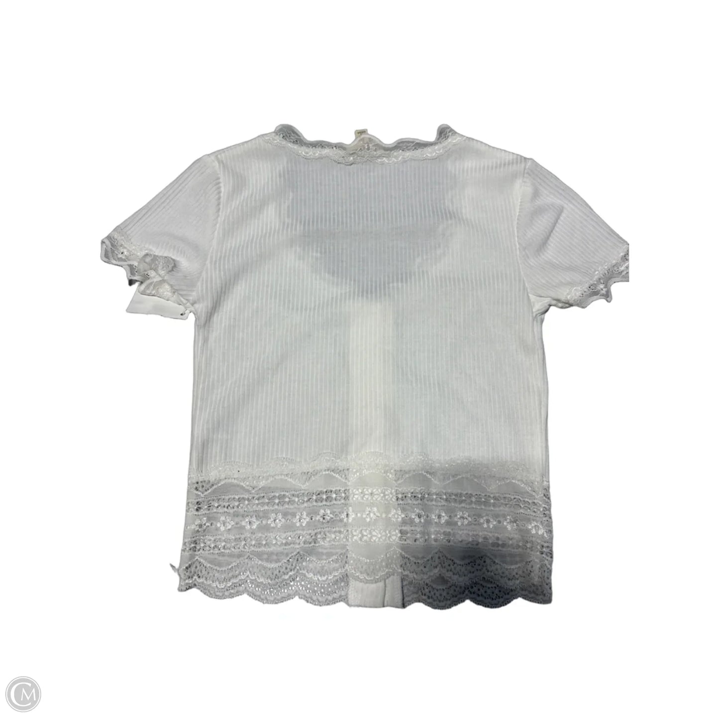 Top Short Sleeve By Caution To The Wind In White, Size: S