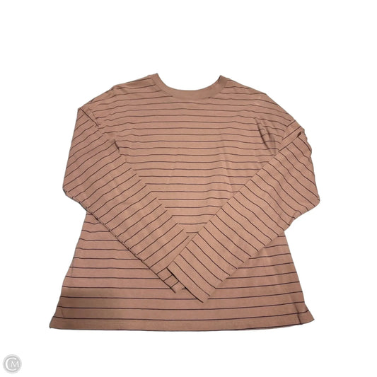 Top Long Sleeve By A New Day In Brown, Size: S