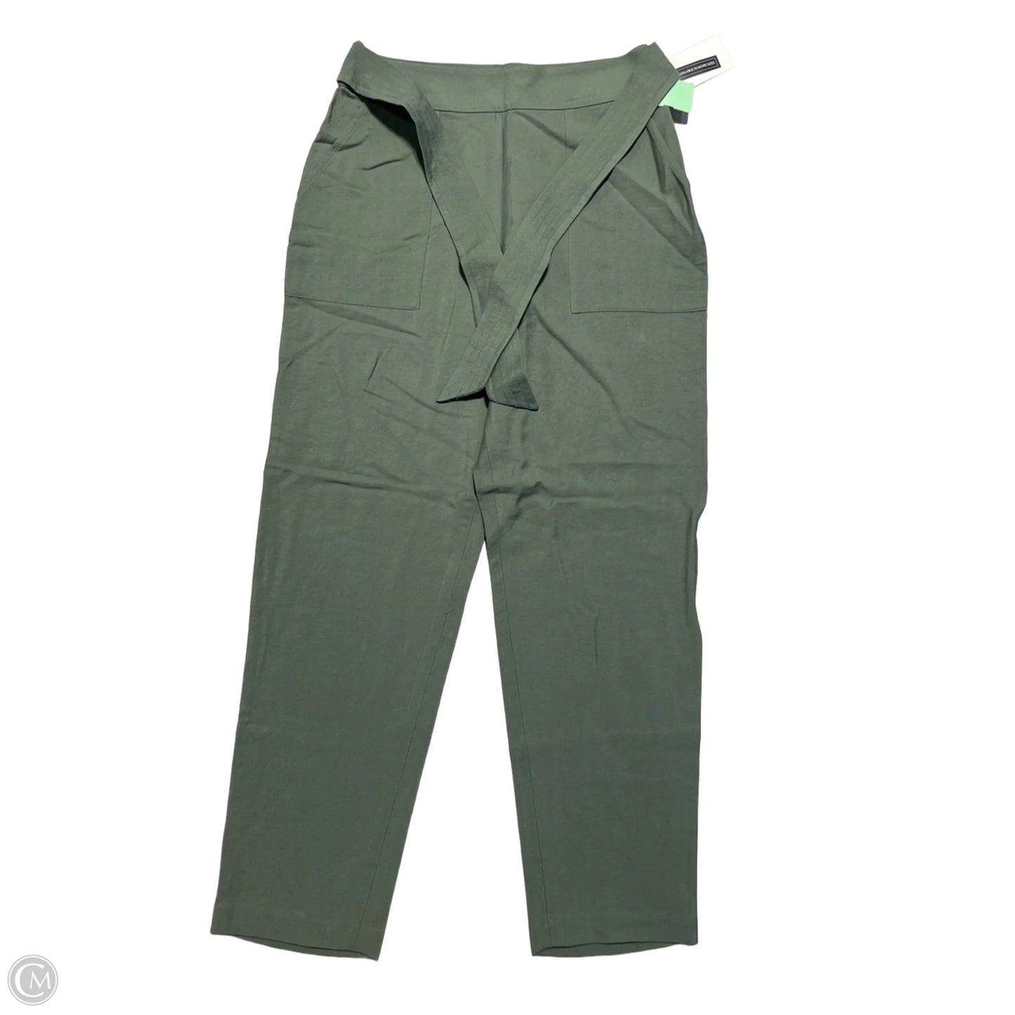 Pants Linen By Leith In Green, Size: S