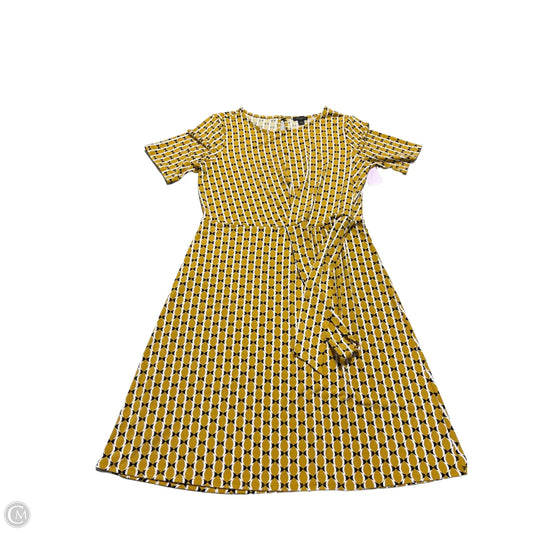 Dress Casual Short By Ann Taylor In Yellow, Size: S