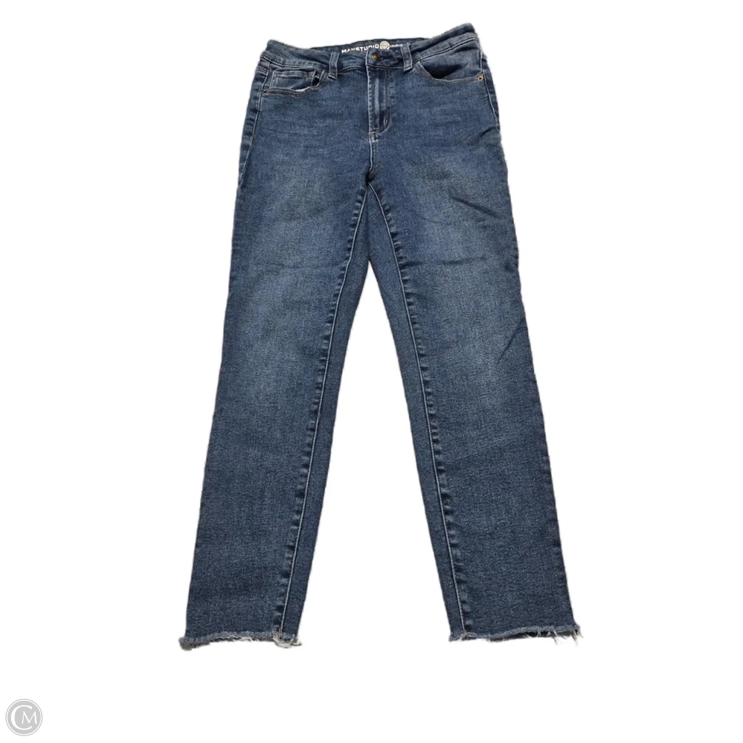 Jeans Straight By Max Studio In Blue, Size: 10