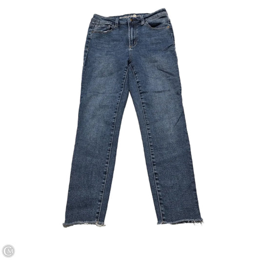 Jeans Straight By Max Studio In Blue, Size: 10