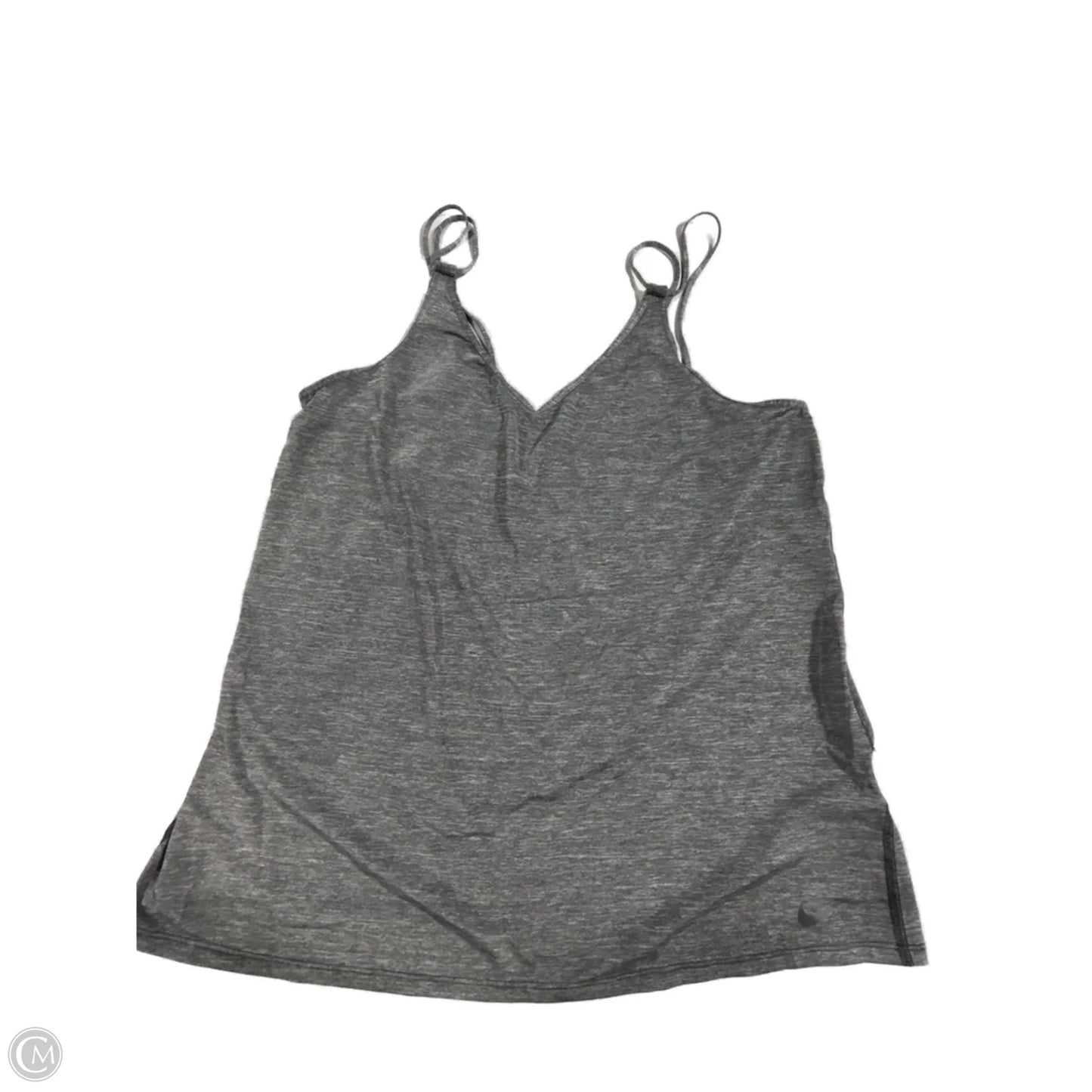 Athletic Tank Top By Nike In Ivory, Size: M