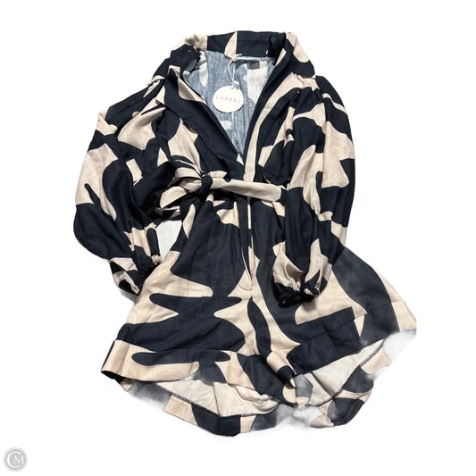 Romper By Cme In Black & Tan, Size: L
