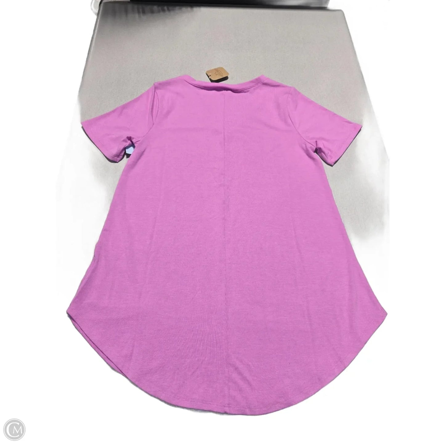 Top Short Sleeve By Zenana In Pink, Size: S