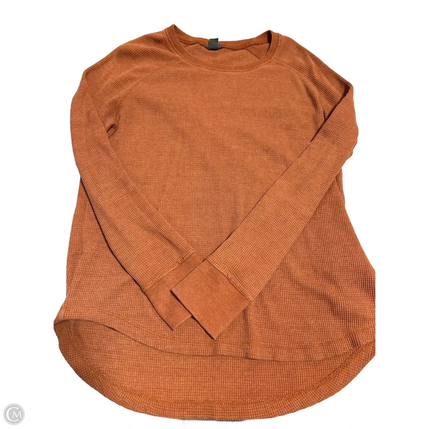 Top Long Sleeve By Eddie Bauer In Copper, Size: L