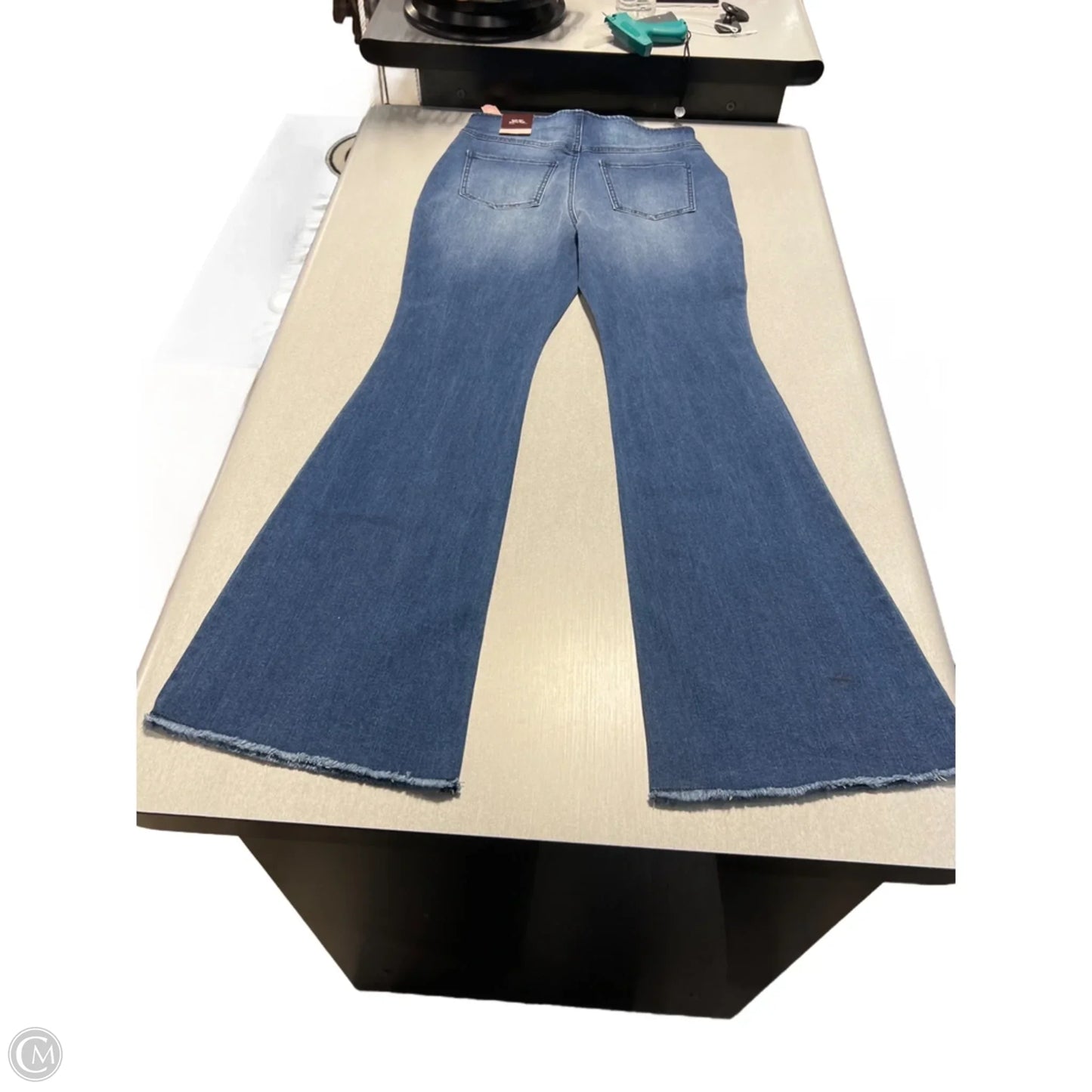 Jeans Flared By Knox Rose In Blue Denim, Size: 8