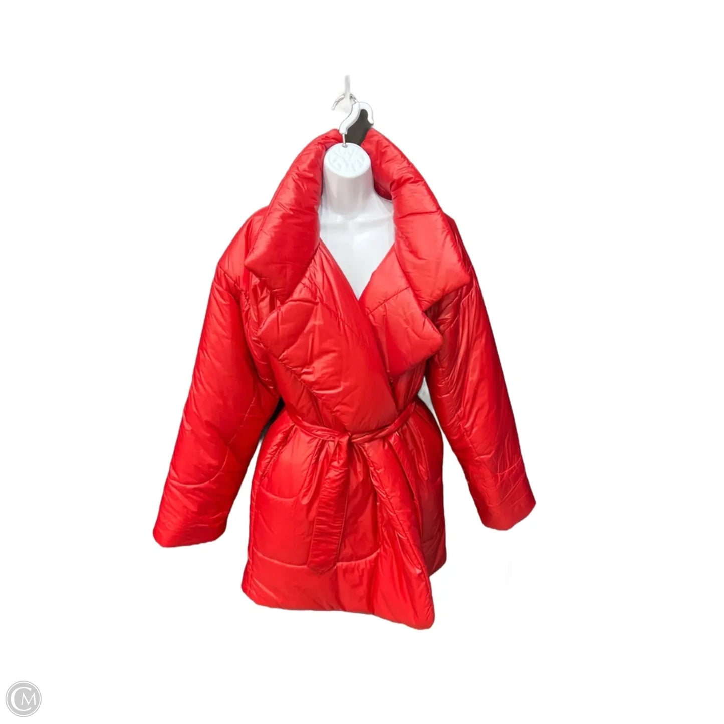 Coat Puffer & Quilted By Norma Kamali In Red, Size: Xs