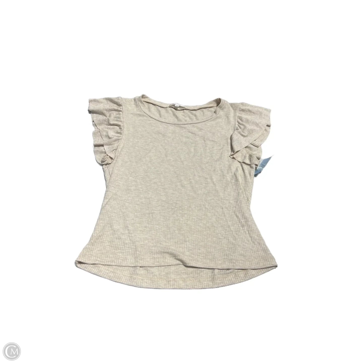 Top Sleeveless By Antistar In Beige, Size: Xs