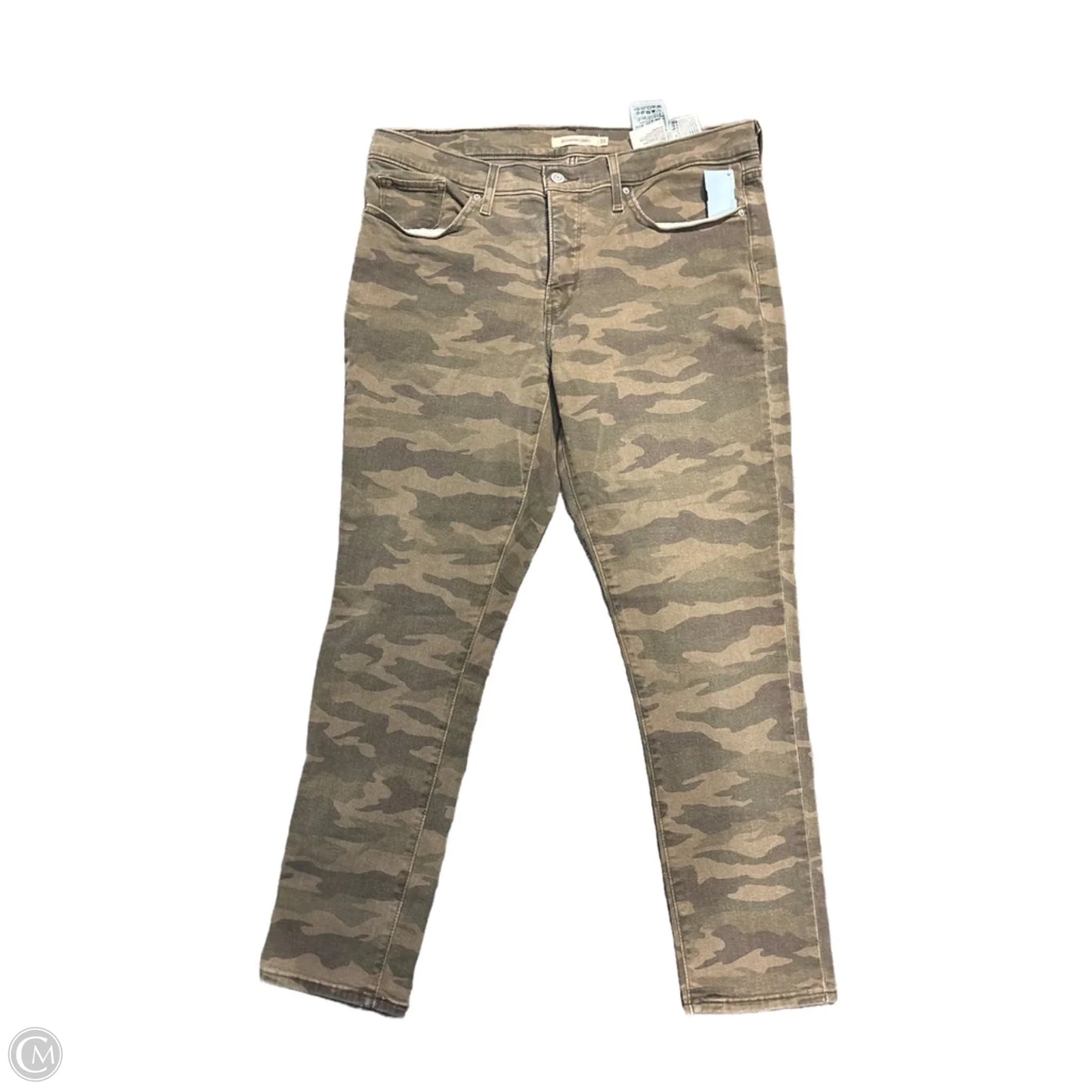 Pants Leggings By Levis In Camouflage Print, Size: 14