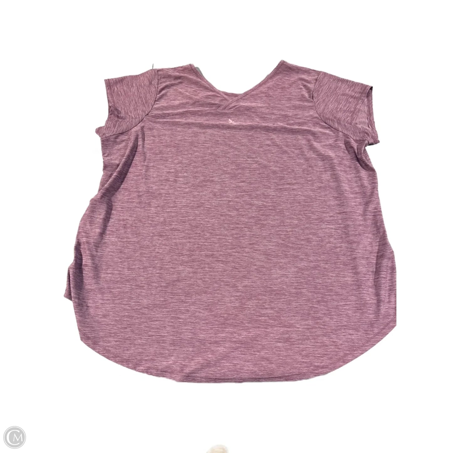 Athletic Top Short Sleeve By Eddie Bauer In Purple, Size: Xxl