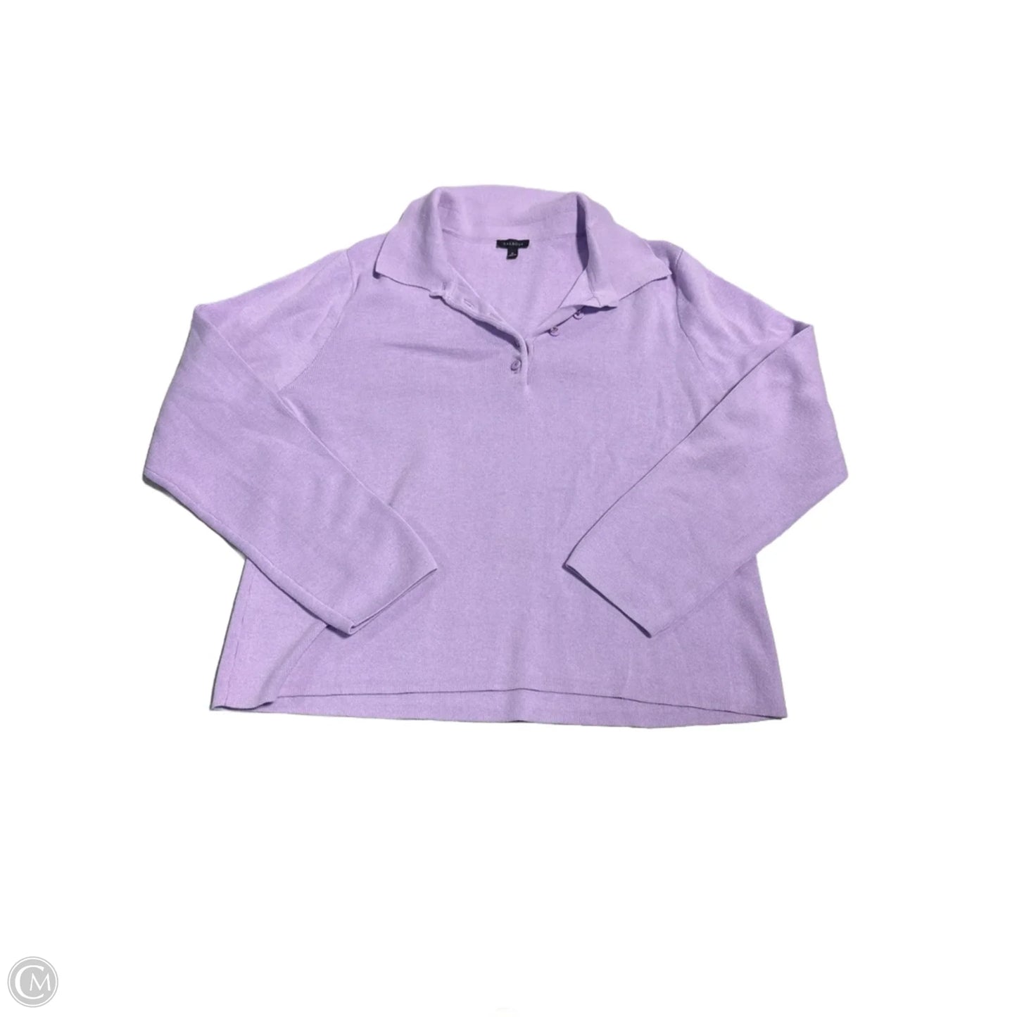 Sweater By Talbots In Purple, Size: Xl