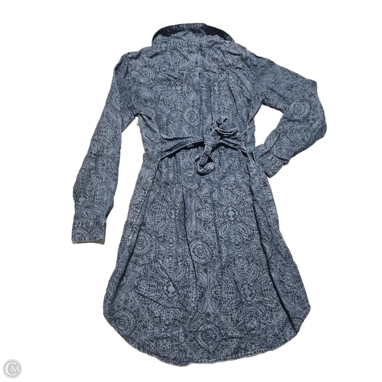 Dress Casual Midi By Anthropologie In Blue Denim, Size: S
