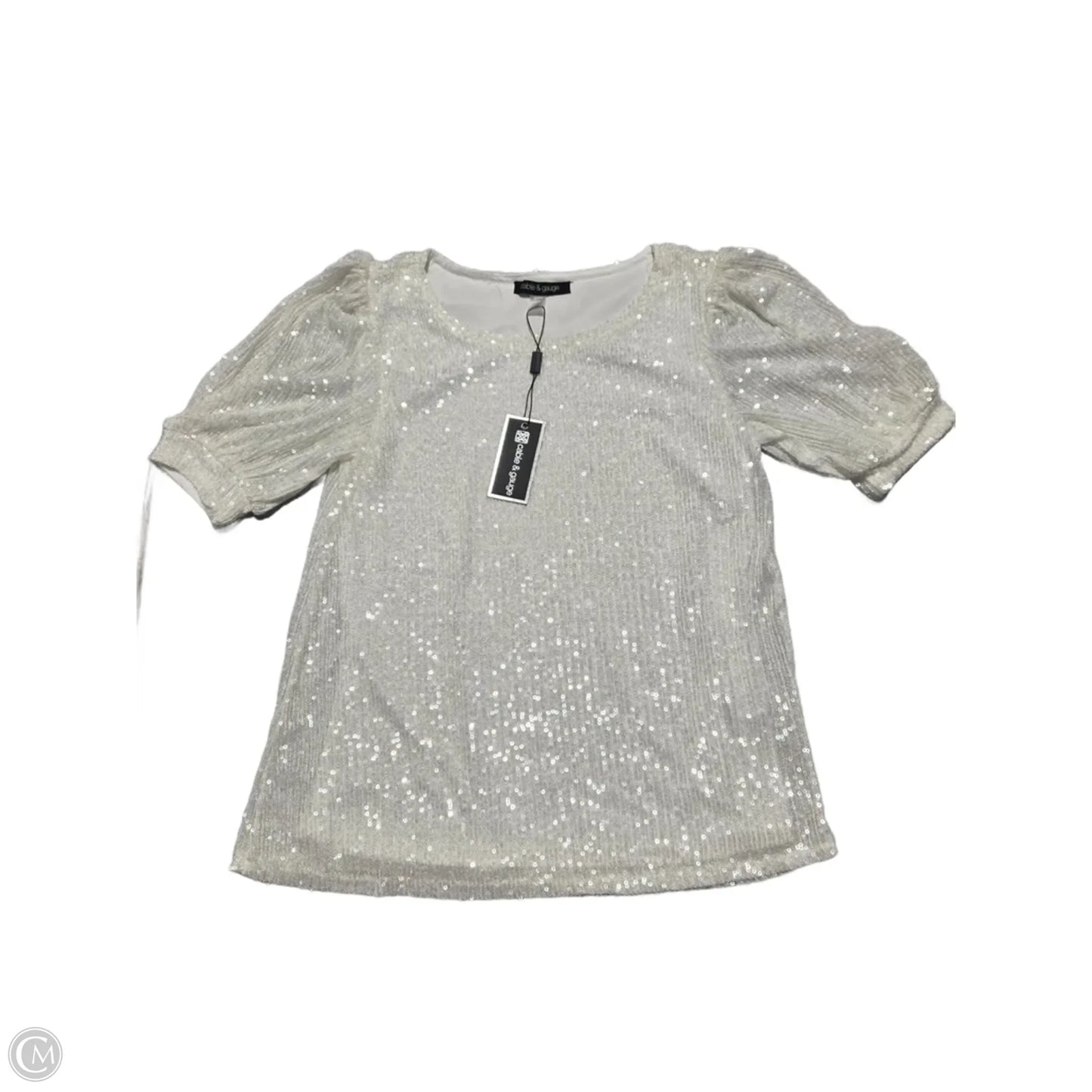 Top Short Sleeve By Cable And Gauge In White, Size: Xs