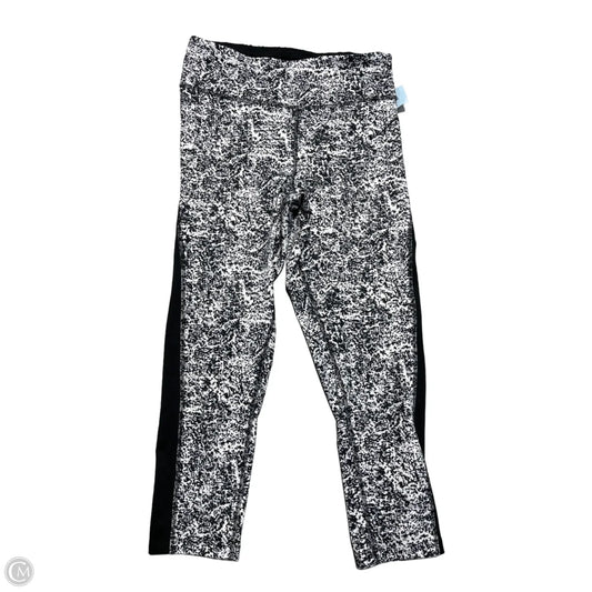 Athletic Leggings By Cme In Black & White, Size: S