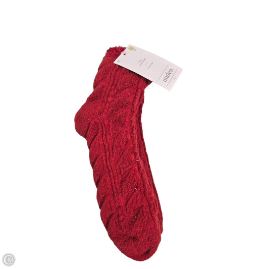 Socks By Auden In Red, Size: 0