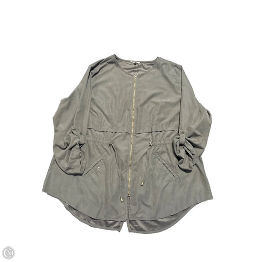 Jacket Shirt By Maurices In Green, Size: 3x