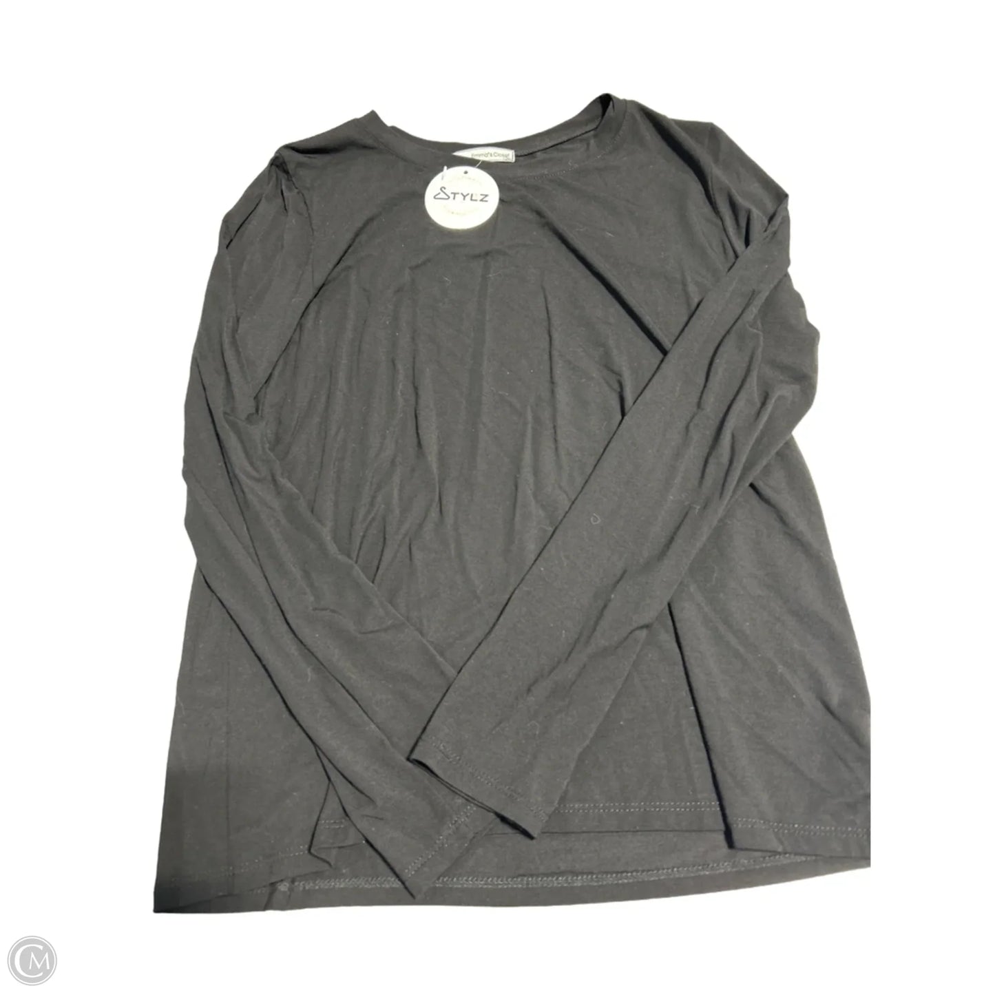 Top Long Sleeve Basic By Emmas Closet In Black, Size: M