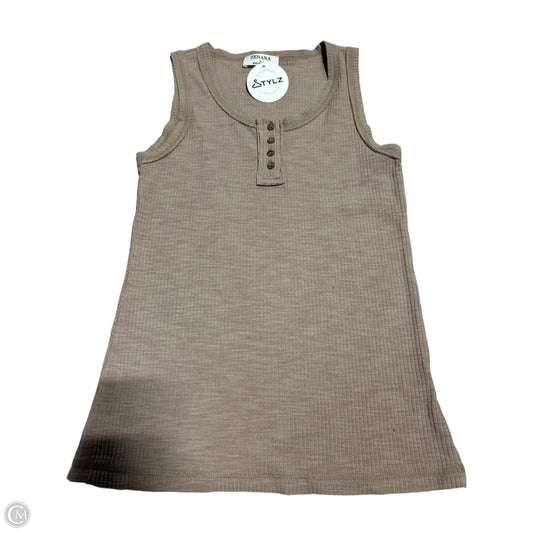 Tank Top By Zenana In Beige, Size: L