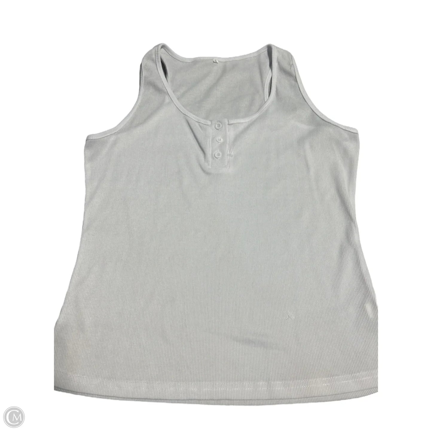 Tank Top By Cme In White, Size: S