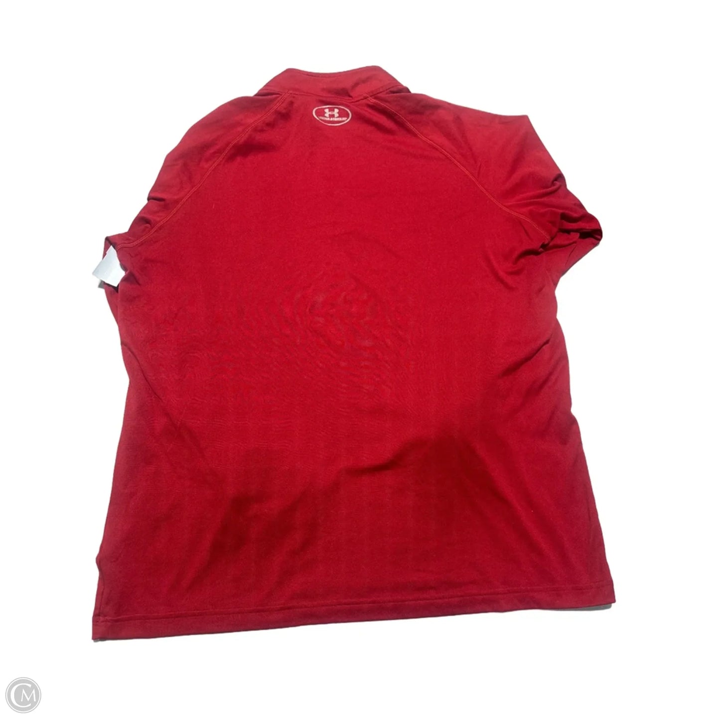 Athletic Top Long Sleeve Collar By Cme In Red, Size: Xl