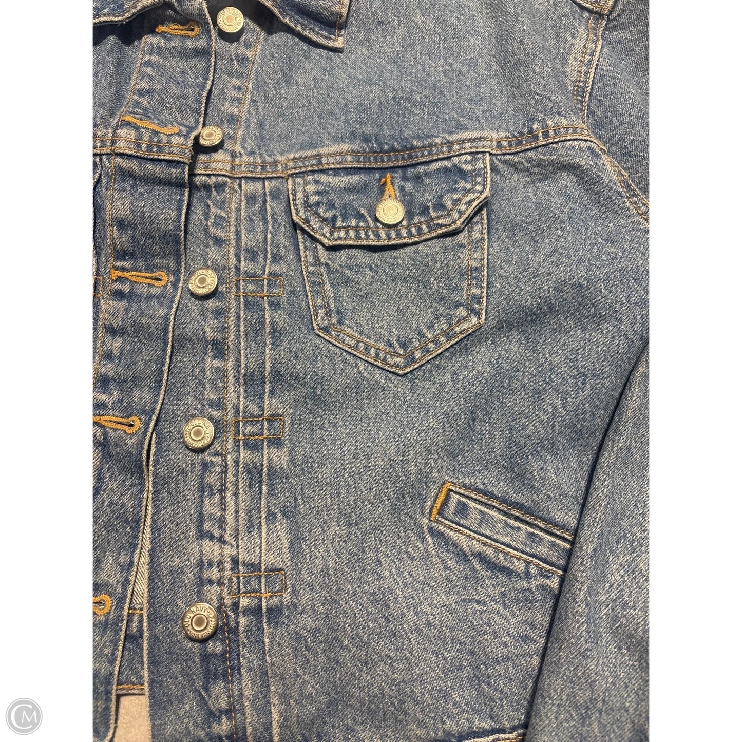 Jacket Denim By Old Navy In Blue Denim, Size: L
