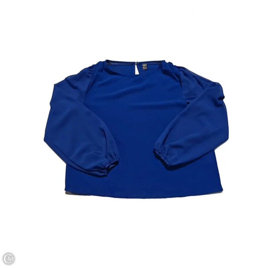 Top Long Sleeve By Shein In Blue, Size: M