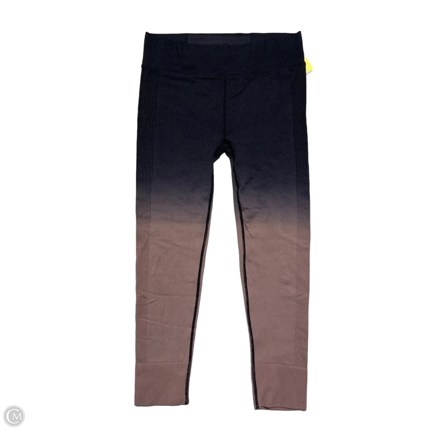 Athletic Leggings By Cme In Black & Brown, Size: Xl